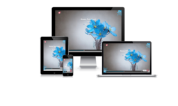 Flower Framed Blue Couple Product Cover