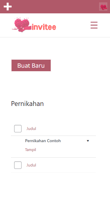 Gambar Halaman Undangan Pernikahan Invitee Site