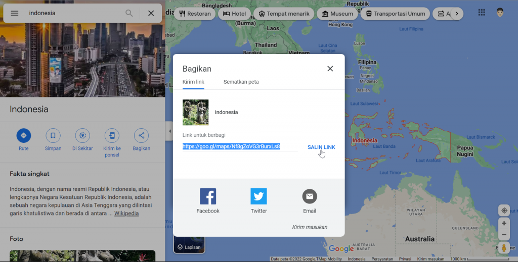 Gambar Cara Mendapatkan Link Google Maps Invitee Site
